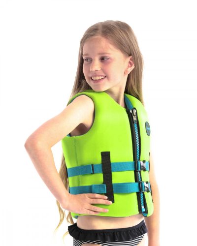 Vestă sport Jobe Neopren Life Vest Kids Lime Green