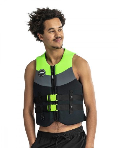 Vestă sport Jobe Neopren Life Vest Men Lime Green