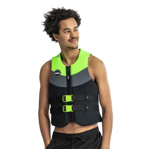 Vestă sport Jobe Neopren Life Vest Men Lime Green