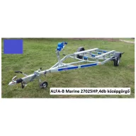   Trailer barca transportator Alfa 1800 kg copac pernă până la 6,3 m