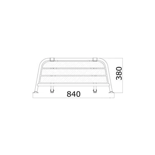 Platformă fa-inox 840 mm DAW