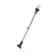   Lumină rotundă albă 62 cm cu bază albă și suport pentru steag EVA