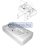 Rezervor de combustibil încorporat 200 l plat 120x64x32 cm EVA
