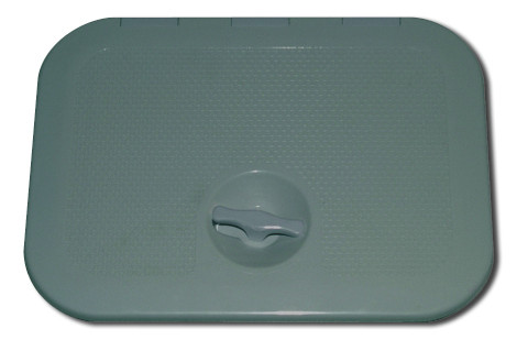 Tárolórekesz fedél egy retesszel ABS szürke 270x372 mm EVA
