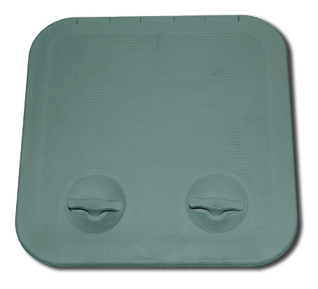 Tárolórekesz fedél dupla retesszel szürke ABS 460x510 mm EVA