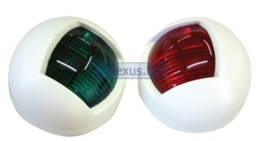 Lumina LED lateral în perechi verzi și roșii, miez de plastic alb EVA