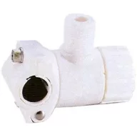 Baza antenei alb pentru 22-25 mm balustradă EVA