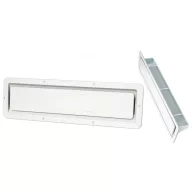   Inserție de ventilație cu miez din plastic alb 420 x 120 mm GFN