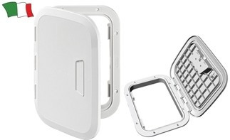 Tárolórekesz fedél nyomógombbal zárral 275x370 mm GFN