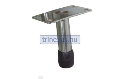 Evezővilla tartó süllyesztett inox 22,5 mm EVA