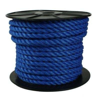 Frânghie răsucită PE 12 mm albastru închis CH
