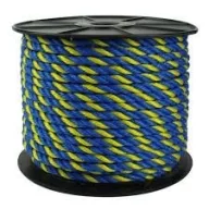 Frânghie PP galben-albastru închis 4 mm CH