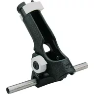   Suport tijă de pescuit negru reglabil, pentru balustradă EVA