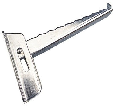 Treaptă pliabilă din metal pentru scara de păr 15 cm