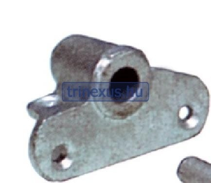 Baza furcii de canotaj cu laturi galvanizate 14 mm EVA