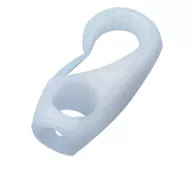 Cârlig pentru frânghie 10 buc blister plastic alb 10 mm