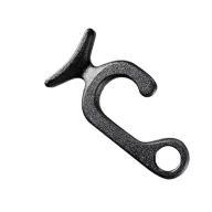 Fender cuier pentru balustradă din plastic alb GFN