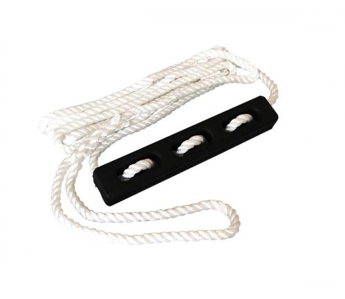 Frânghie de ancorare cu cablu de cauciuc răsucit 3 m/10 mm alb CPL