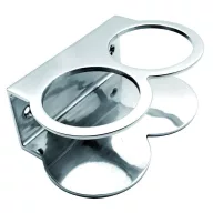 Pohártartó dupla inox EVA