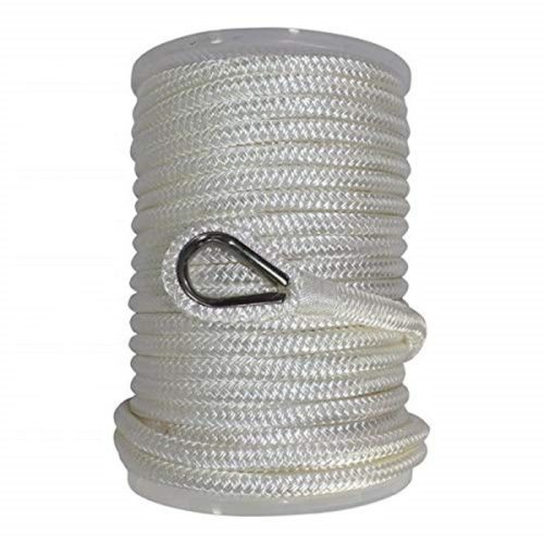 Frânghie de ancorare PE cu miez de oțel 10 mm/30 m alb CPL