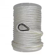 Frânghie de ancorare PE cu miez de oțel 14 mm/40 m alb CPL