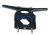 Bull feroviar cu miez artificial negru 110 mm EVA