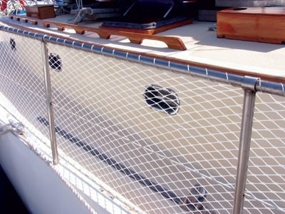 Plasă pentru balustradă împotriva căderii 50 m/20 cm CPL