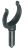 Furcă Oarlock negru miez artificial 17/51 mm GFN