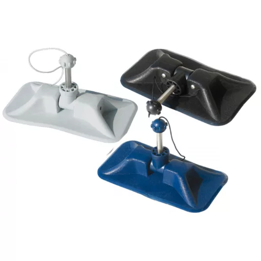 Paleta de cauciuc pentru suportul de palete cu bază cu țepi din plastic gri. GFN