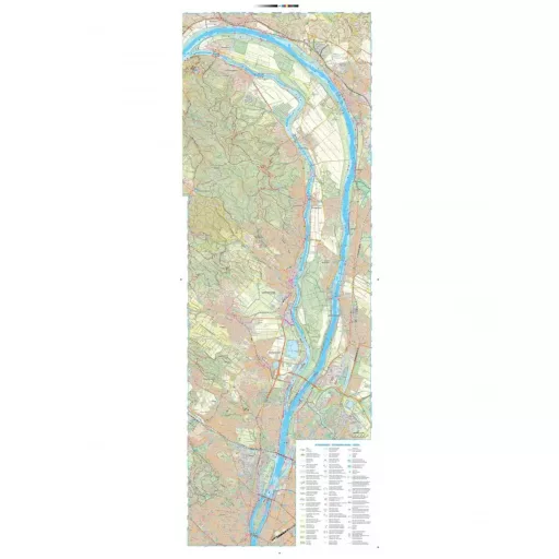 Carte, Duna Esztergom-Bp. hartă turistică