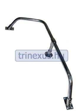 Handrail în pereche cu bază de oțel înclinat 56 cm EVA