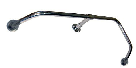 Handrail în pereche cu bază de oțel înclinat 56 cm EVA