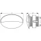 Lumina pe bord a condus inox încastrat 63 mm SDG