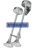 Horn electric inox dublu două coarde drept EVA
