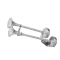 Horn electric inox dublu două coarde drept EVA
