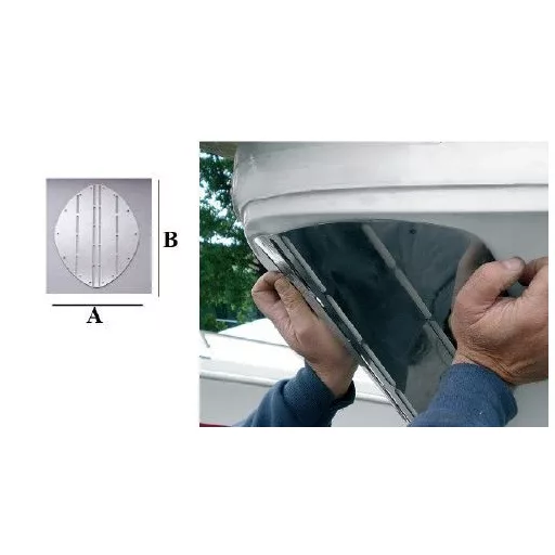Capac metalic de protecție a nasului 345x265 mm EVA