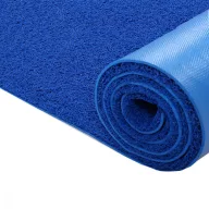   Acoperire barcă cu suport PVC anti-alunecare 6x1,2m albastru EVA