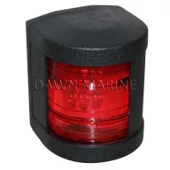 Lumină LED roșie 112,5° în carcasă neagră DAW