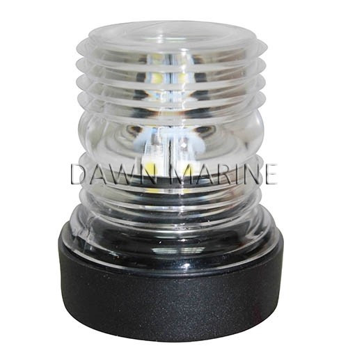 Lumină LED alb 360° în carcasă neagră DAW