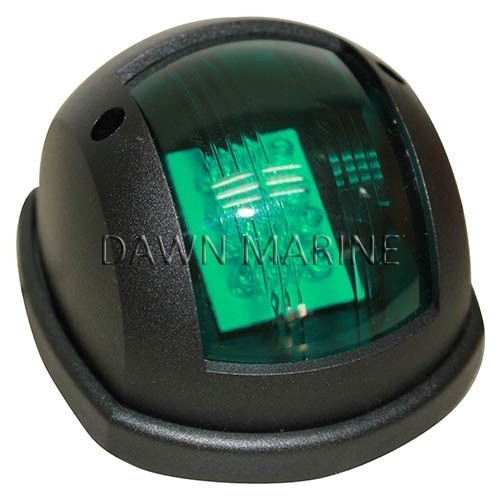 Lumină LED verde 112,5° pandantiv în carcasă neagră DAW