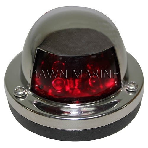 Lumină LED roșu 112,5° inox DAW