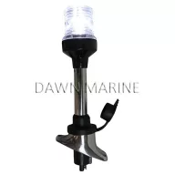 Lumină rotundă LED alb inox detașabil 23 cm DAW
