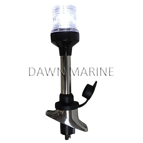 Lumină rotundă LED alb inox detașabil 23 cm DAW