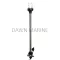 Rotund LED lumina alb inox detașabil 60 cm DAW