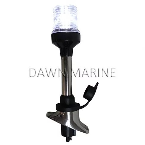 Lumină rotundă LED alb pliabil inox 23 cm DAW