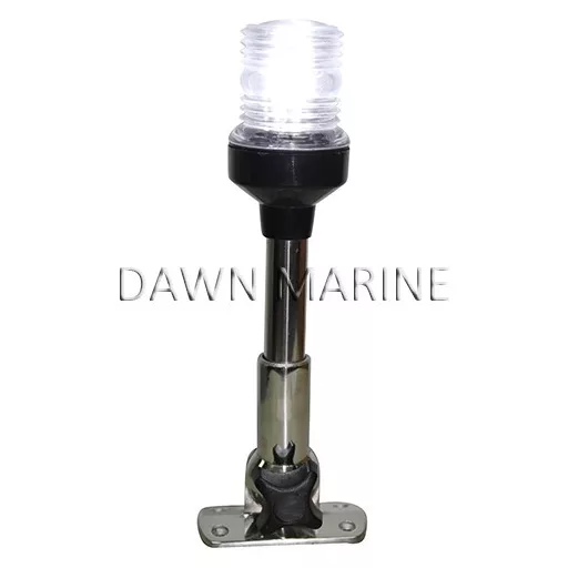 Lumină rotundă LED alb pliabil inox 23 cm DAW