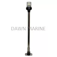 Lumină rotundă LED alb pliabil inox 60 cm DAW