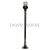 Lumină rotundă LED alb pliabil inox 60 cm DAW