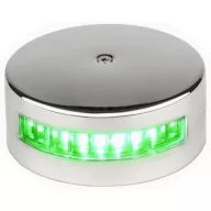 Lumină LED verde 112,5° orizontal în carcasă de oțel