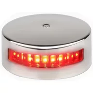 Lumină LED roșie 112,5° orizontal în carcasă de oțel